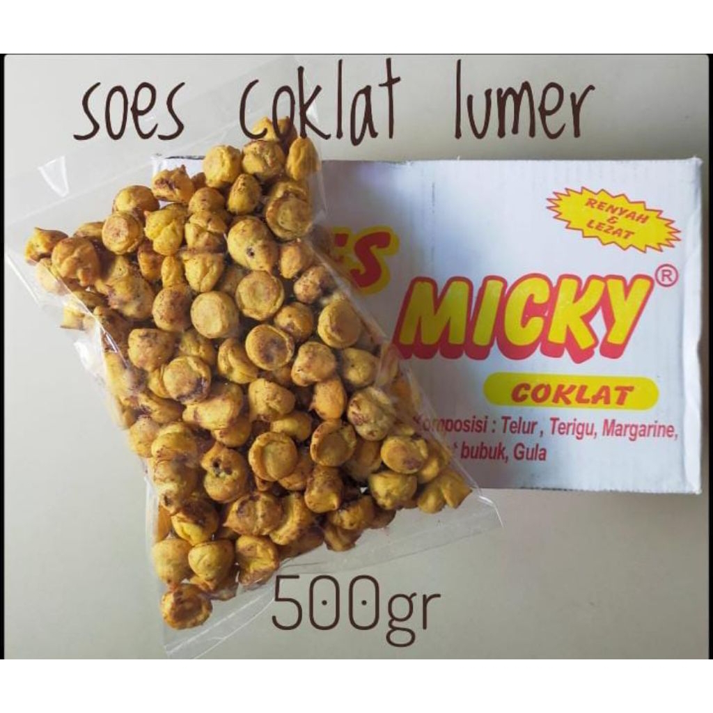 

soes cokelat 500gr / soes coklat lumer