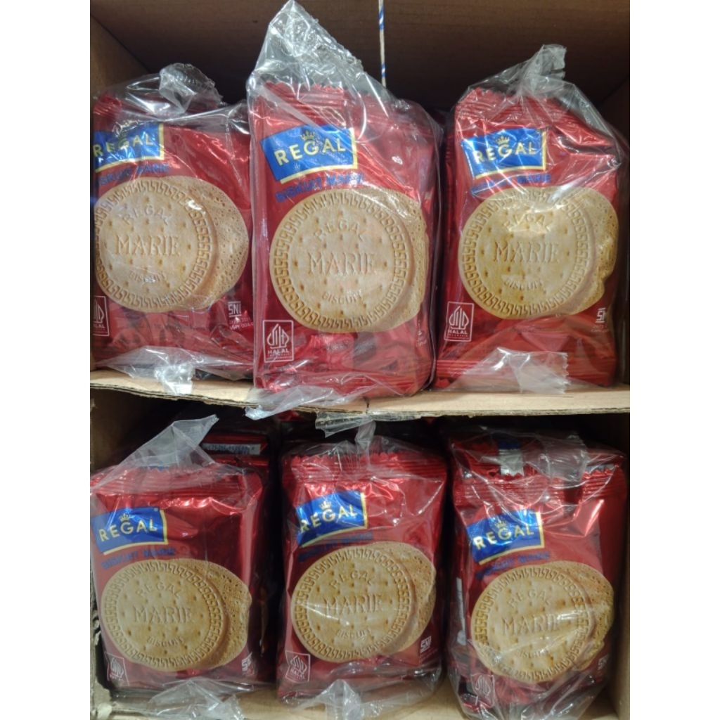 

Regal Biscuit Marie Renceng 10 × 12gr