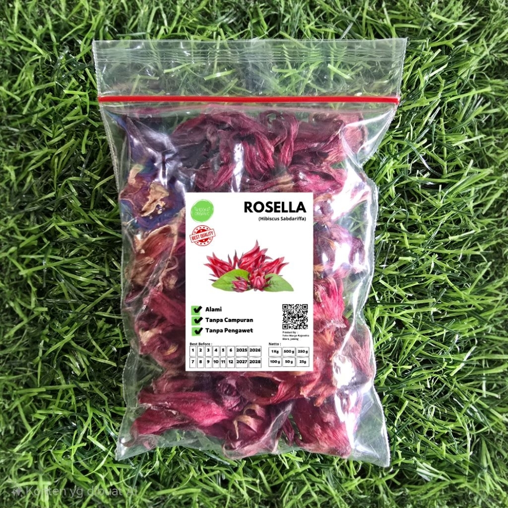 

Rosella Kering 10gram Teh Bunga Rosela