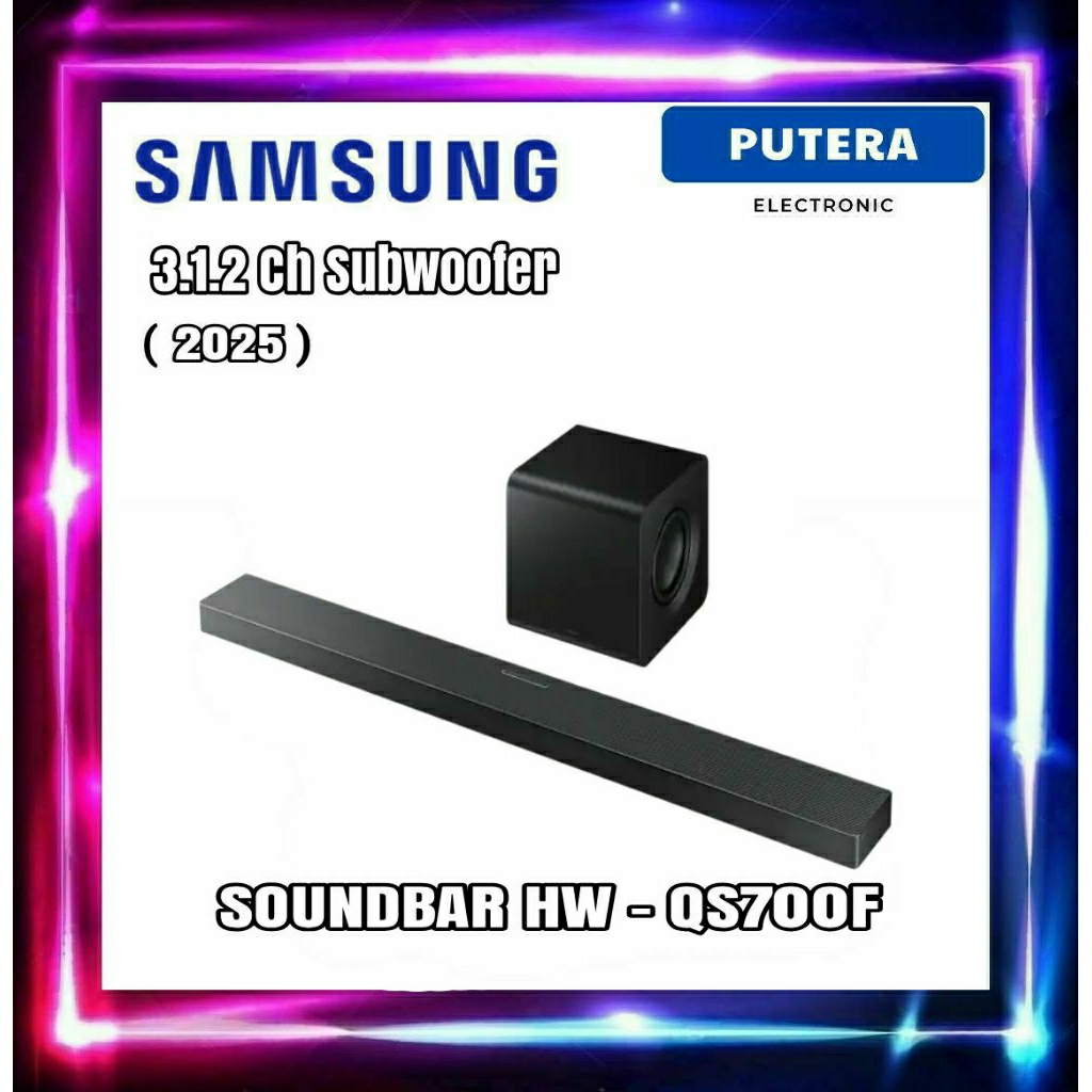SAMSUNG HW-QS700F Soundbar Q-Series 2025 Subwoofer 3.1.2 Ch QS700F