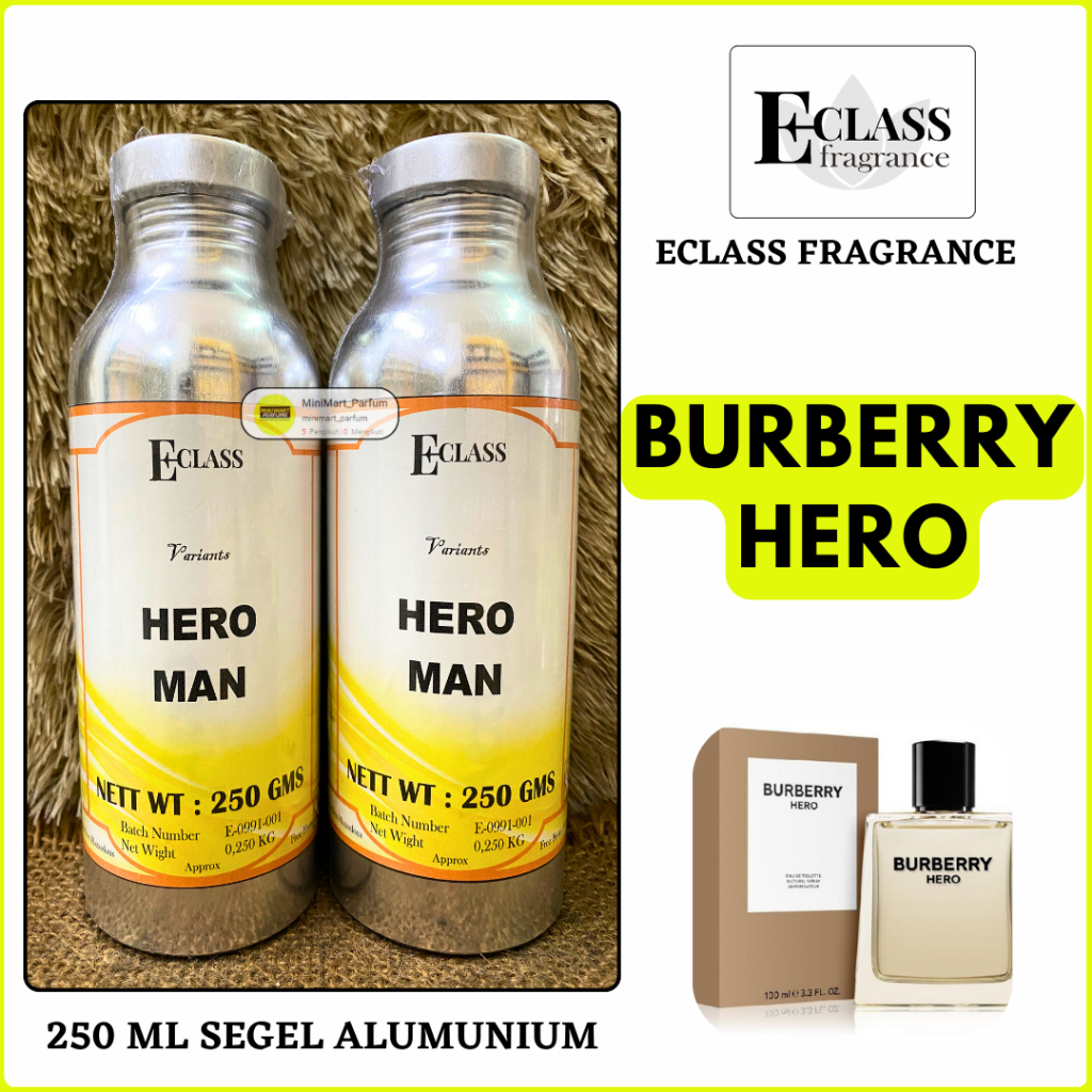 Bibit Parfum Cwo B HERO Murni Asli SEGEL 250 ML Alumunium ECLASS Fragrance - Parfum Murni Berkualita