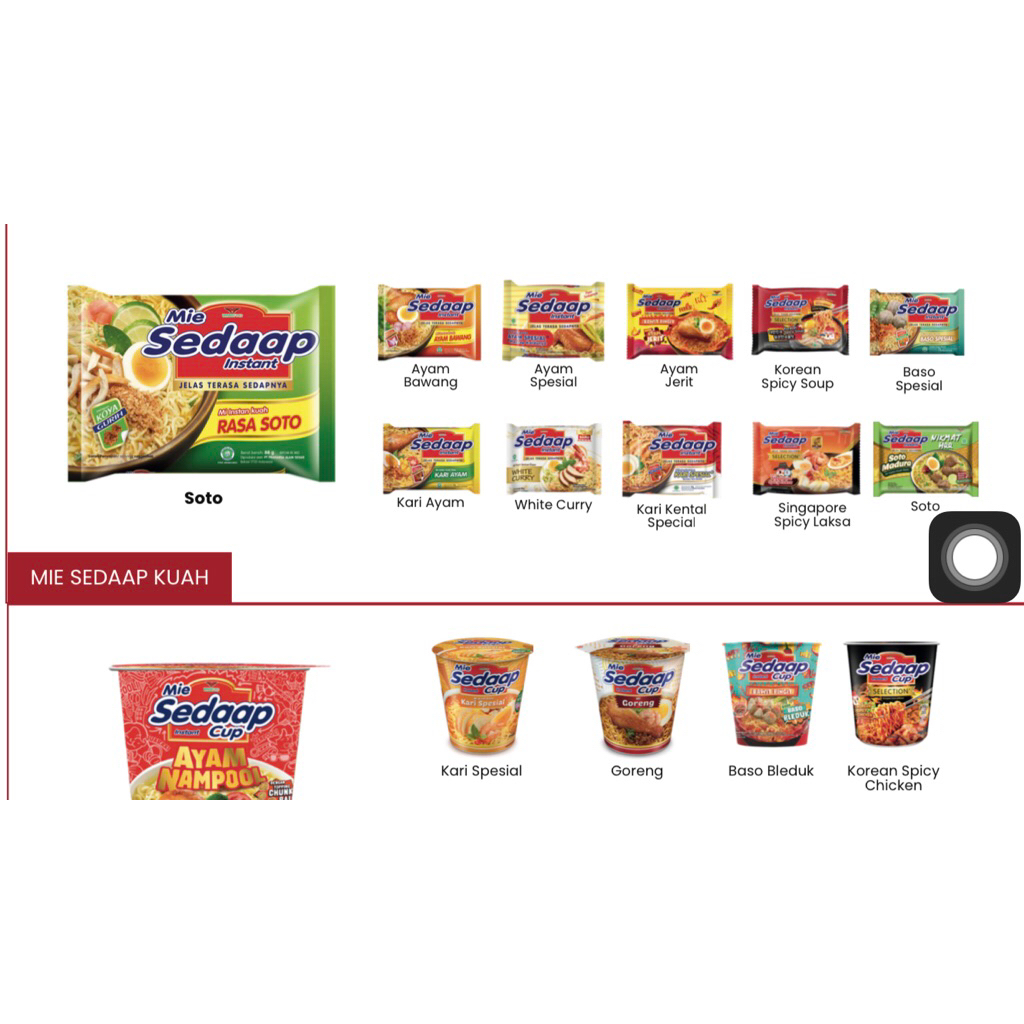 

Sedap Mie Kuah