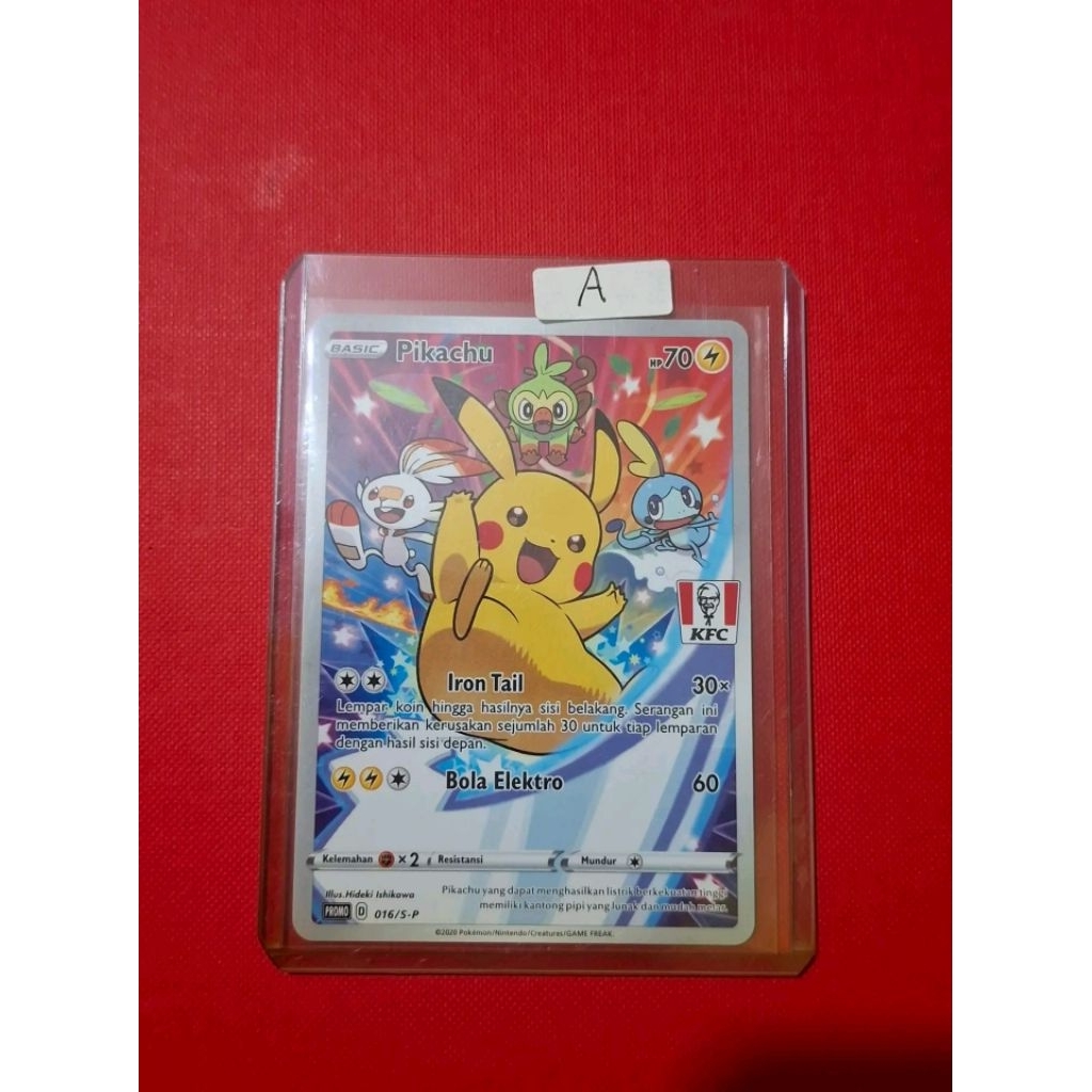 2 Kartu Pikachu KFC promo