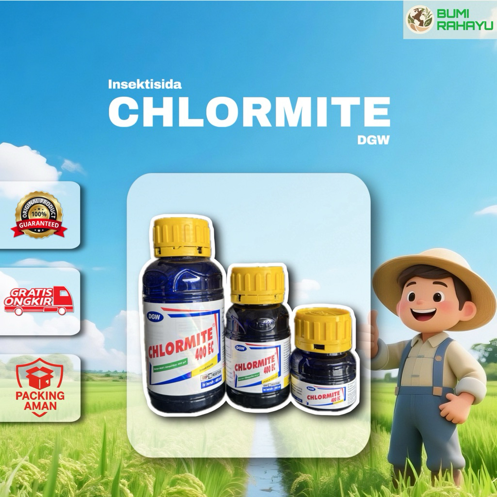 Insektisida CHLORMITE DGW – Basmi Hama Kutu Daun, Tungau, Thrips Tanaman | ORIGINAL 100%