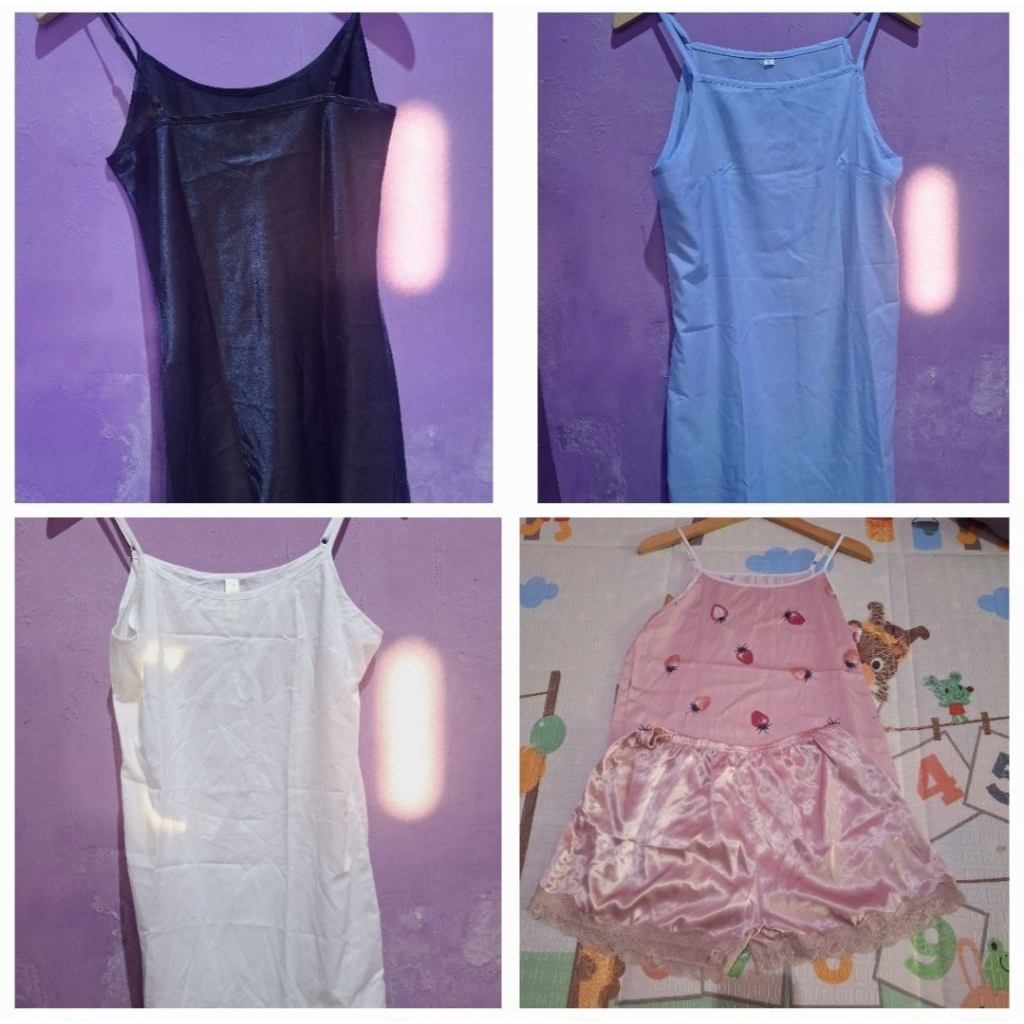 baju tidur dinas malam set top lingerie daster tanktop pl