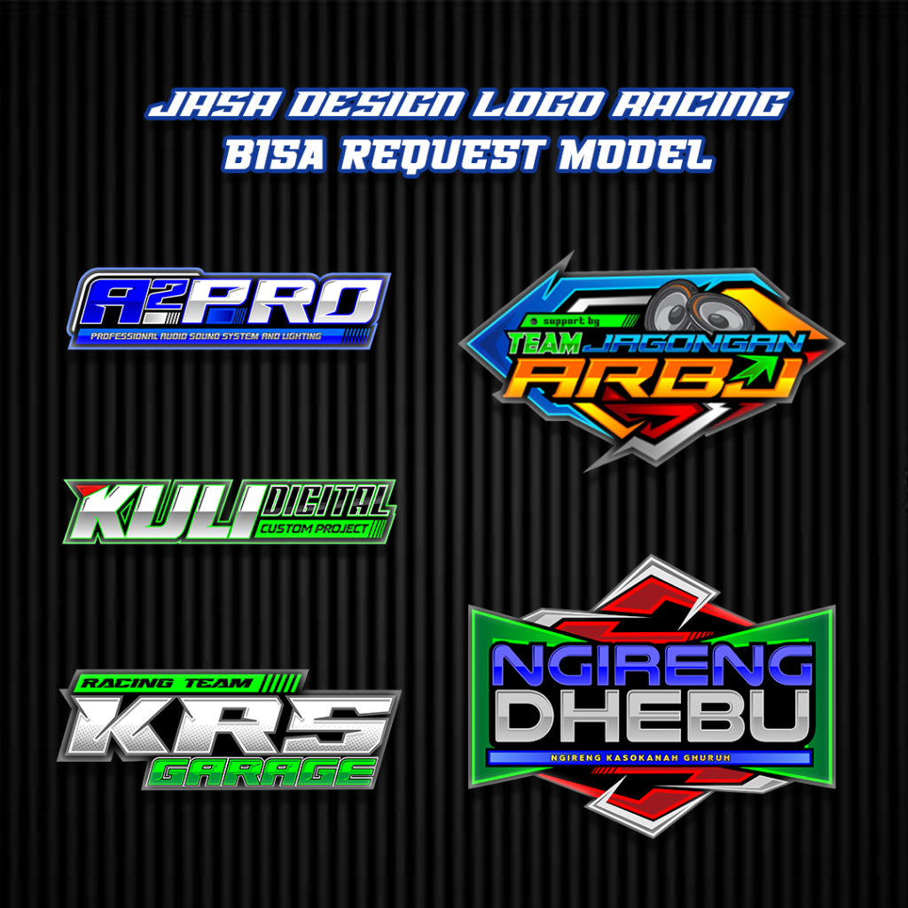 JASA DESIGN LOGO RACING |BENGKEL|SOUND