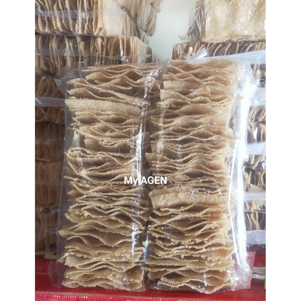 

Murah ‼️Kerupuk puli 500gr gendar/Lempeng/kerak Khas Madiun