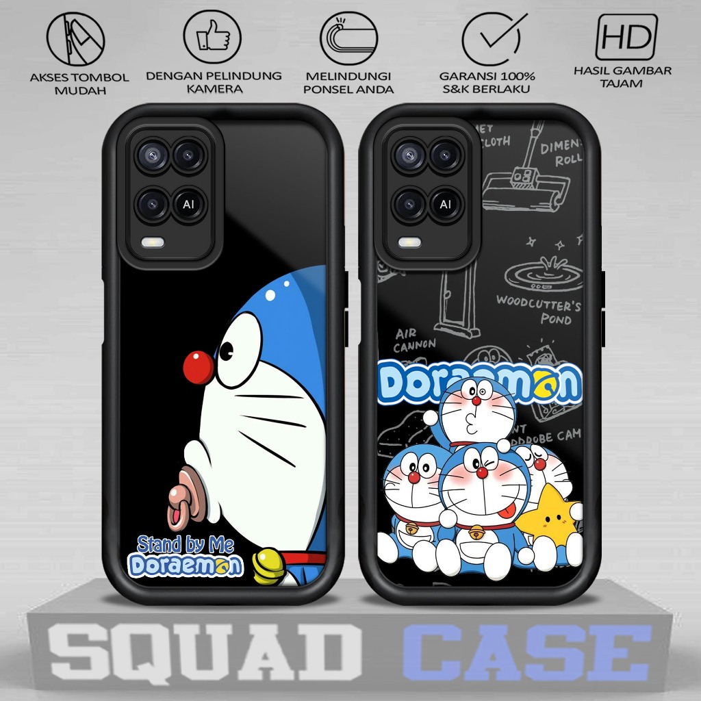 Case Premium Compatible For OPPO A54  Motif [ DORAEMON ] Casing Softcase Glossy Anti jamur