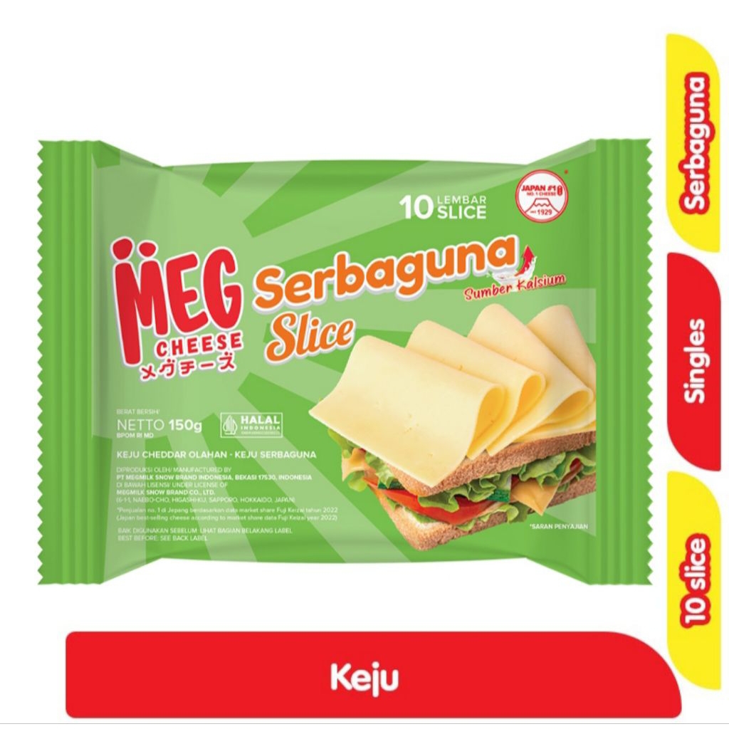 

MEG Keju Serbaguna Lembaran 10s