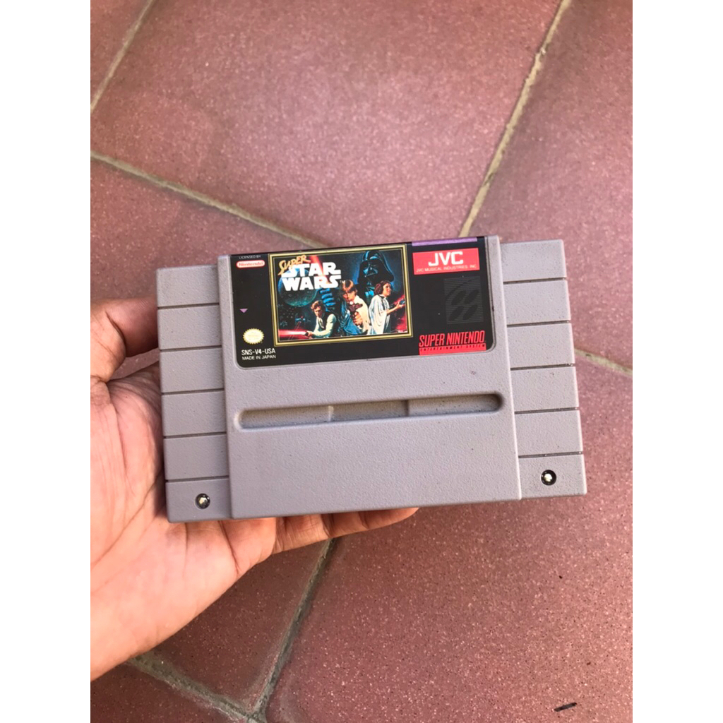 kaset nintendo snes super starwars originale