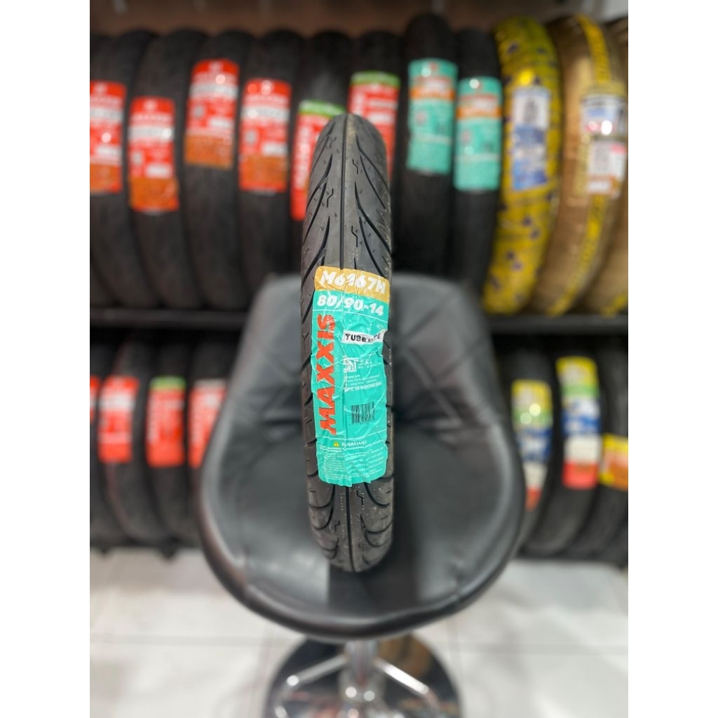 [READY COD] MAXXIS NON TUBLES M6167H / M 6167 H BAN MAXXIS (70/90-14 - 80/90-14 - 90/90-14 )