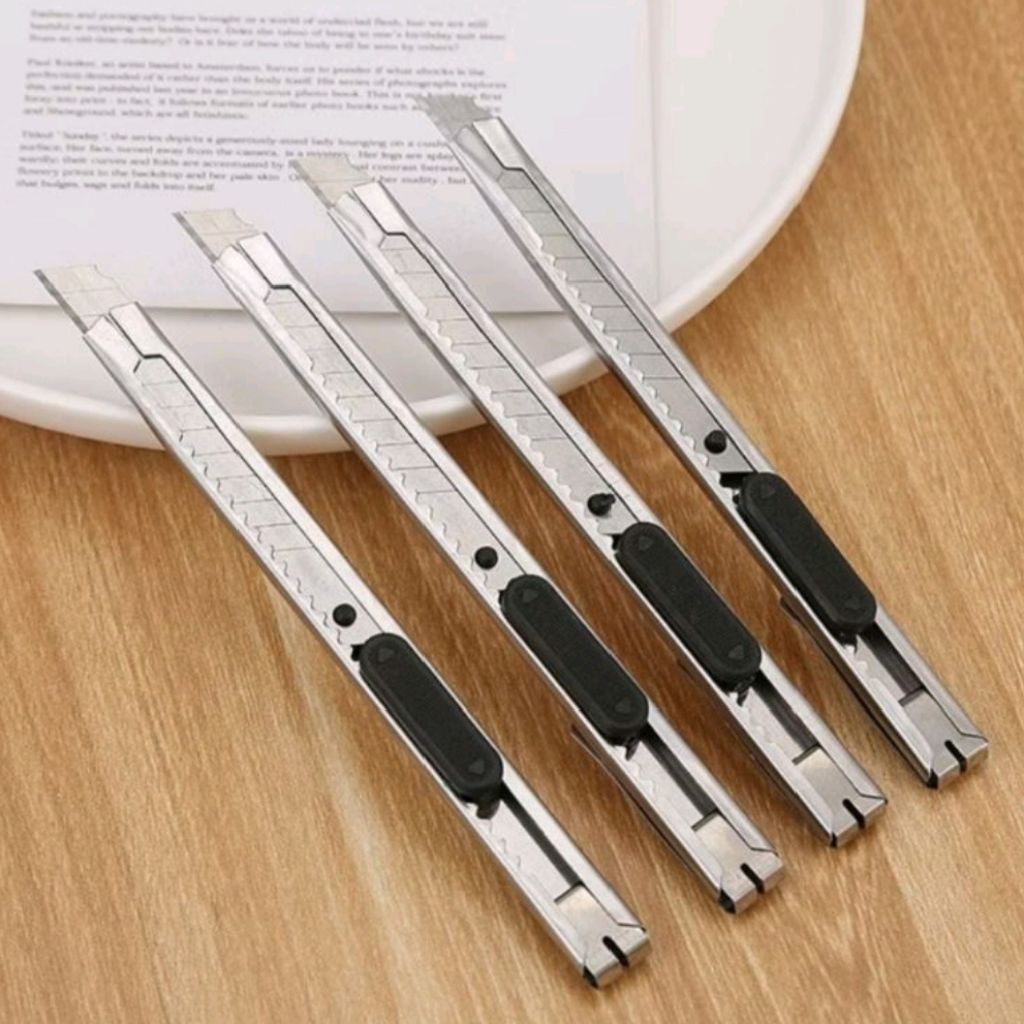 

Pisau Cutter Stainless Pisau Kater Besi Stainless Kecil