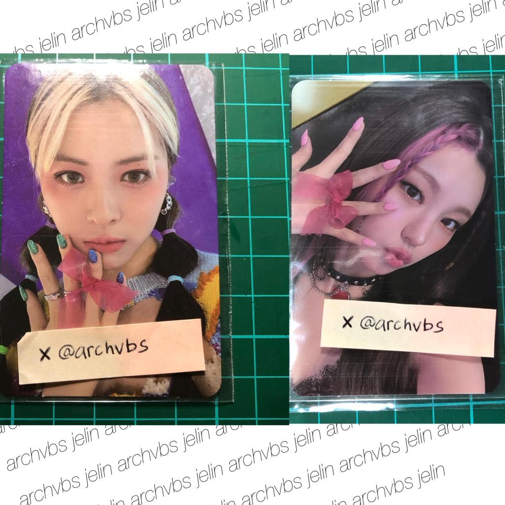 PHOTOCARD YEJI RYUJIN ITZY PITA CRAZY IN LOVE CIL PHOTOBOOK