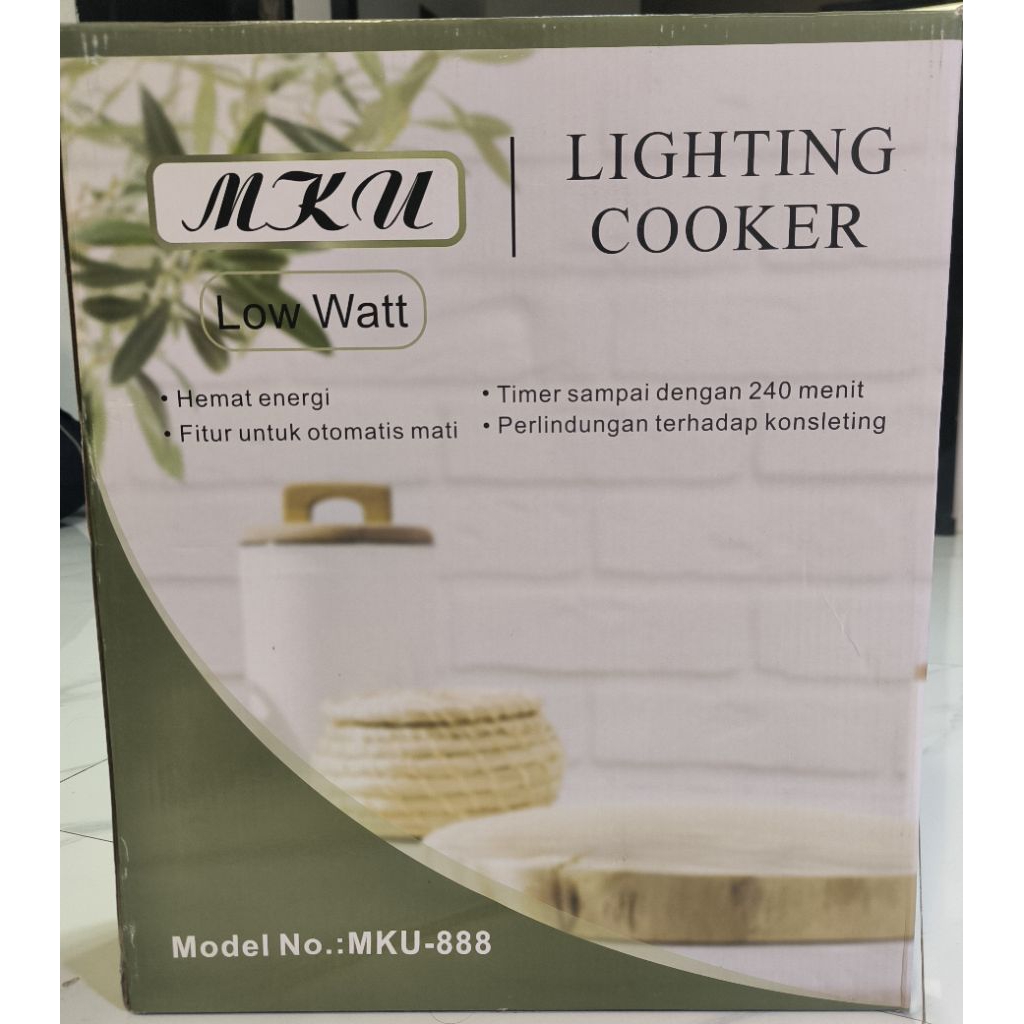 KOMPOR LISTRIK LOW WATT MKU 888 LIGHTING COOKER