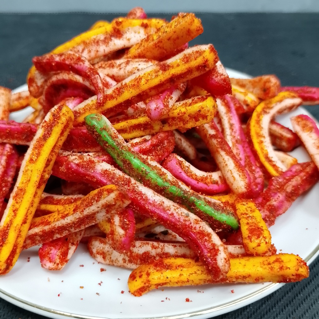 

Kerupuk Beton, Kerupuk Jaat, kerupuk Pelangi, Rasa Original, Pedas, dan Extra Pedas By : Bintang Snack