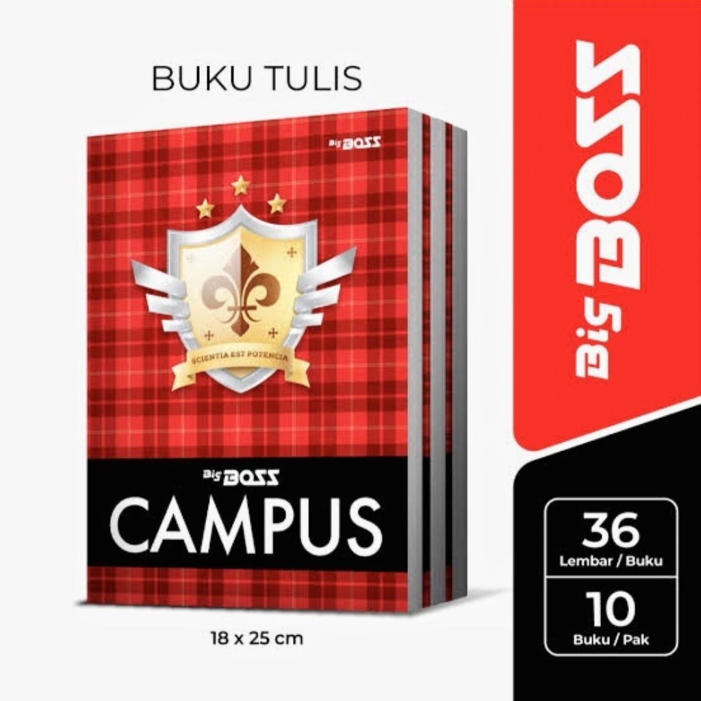 

Big Boss Campus 36 Lembar 1 Pack [Isi 10 Buku]