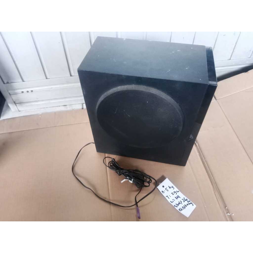 bekas ori normal SPEAKER  SUBWOOFER PASIF PANASONIC SB-HW315 4 OHM home theater front surround  DVD 