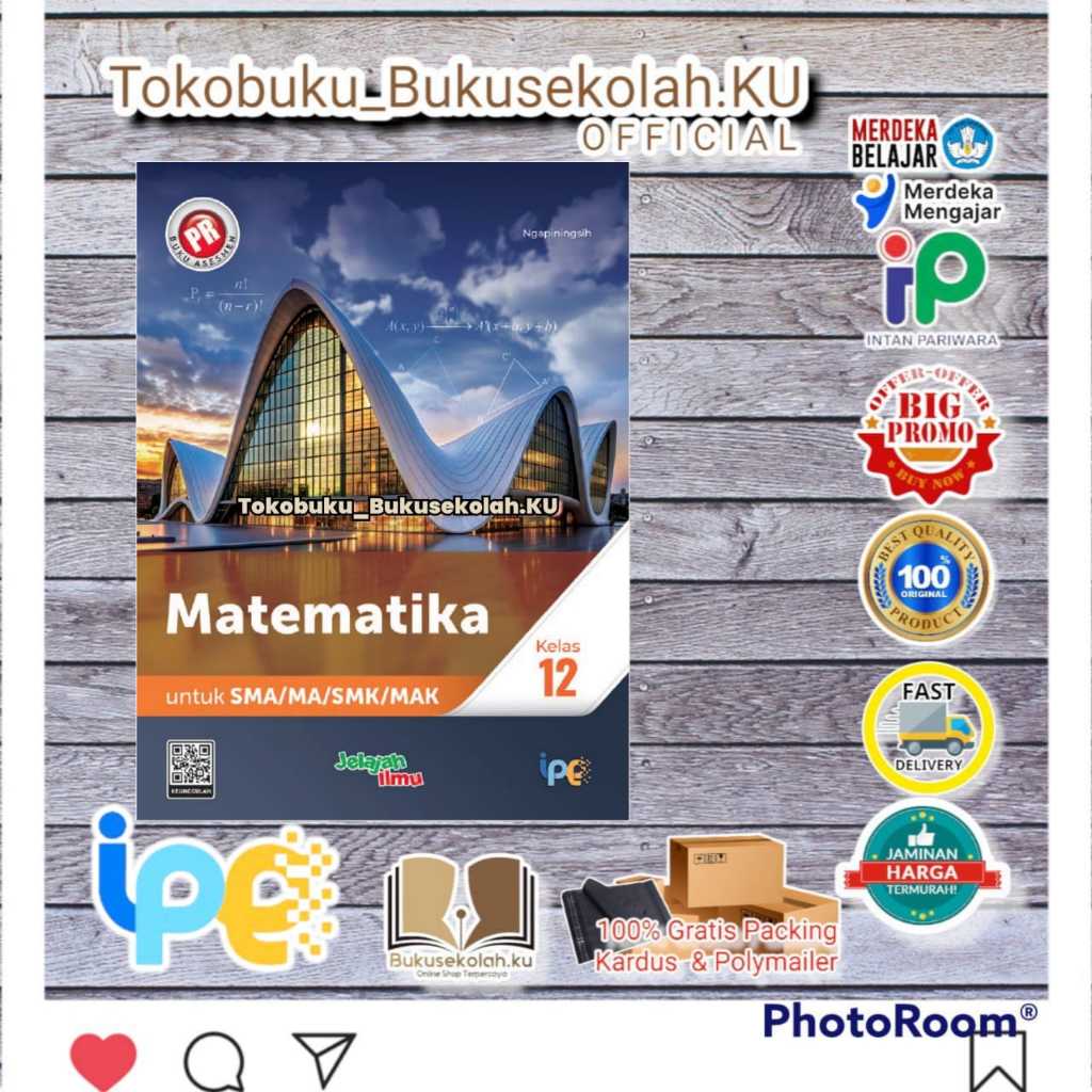 diskon BUKU PR ASESMEN  MATEMATIKA WAJIB KELAS 12 TAHUNAN terbaru 2025/2026 INTAN PARIWARA