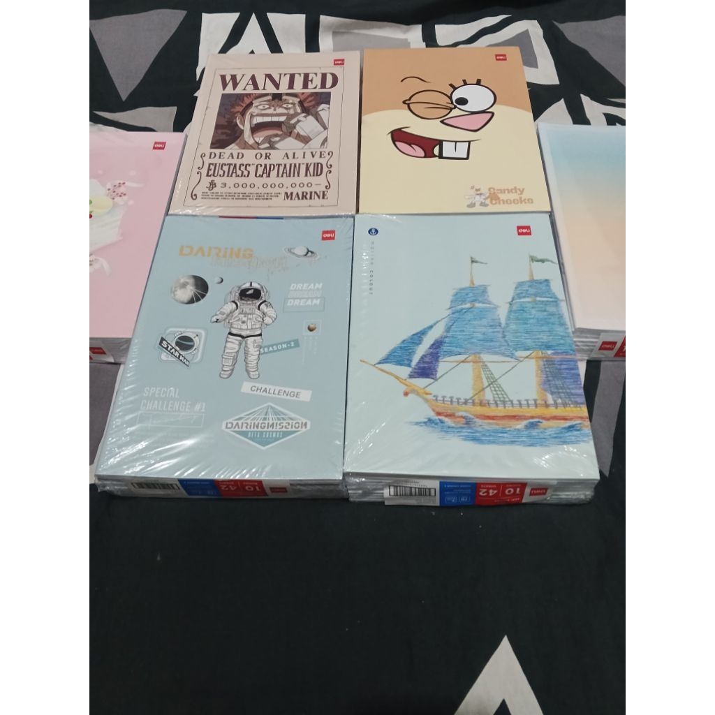 

BUKU TULIS PANJANG DELI 42 LEMBAR ISI 10 BUKU, BUKU SEKOLAH BOXY 1 PAK
