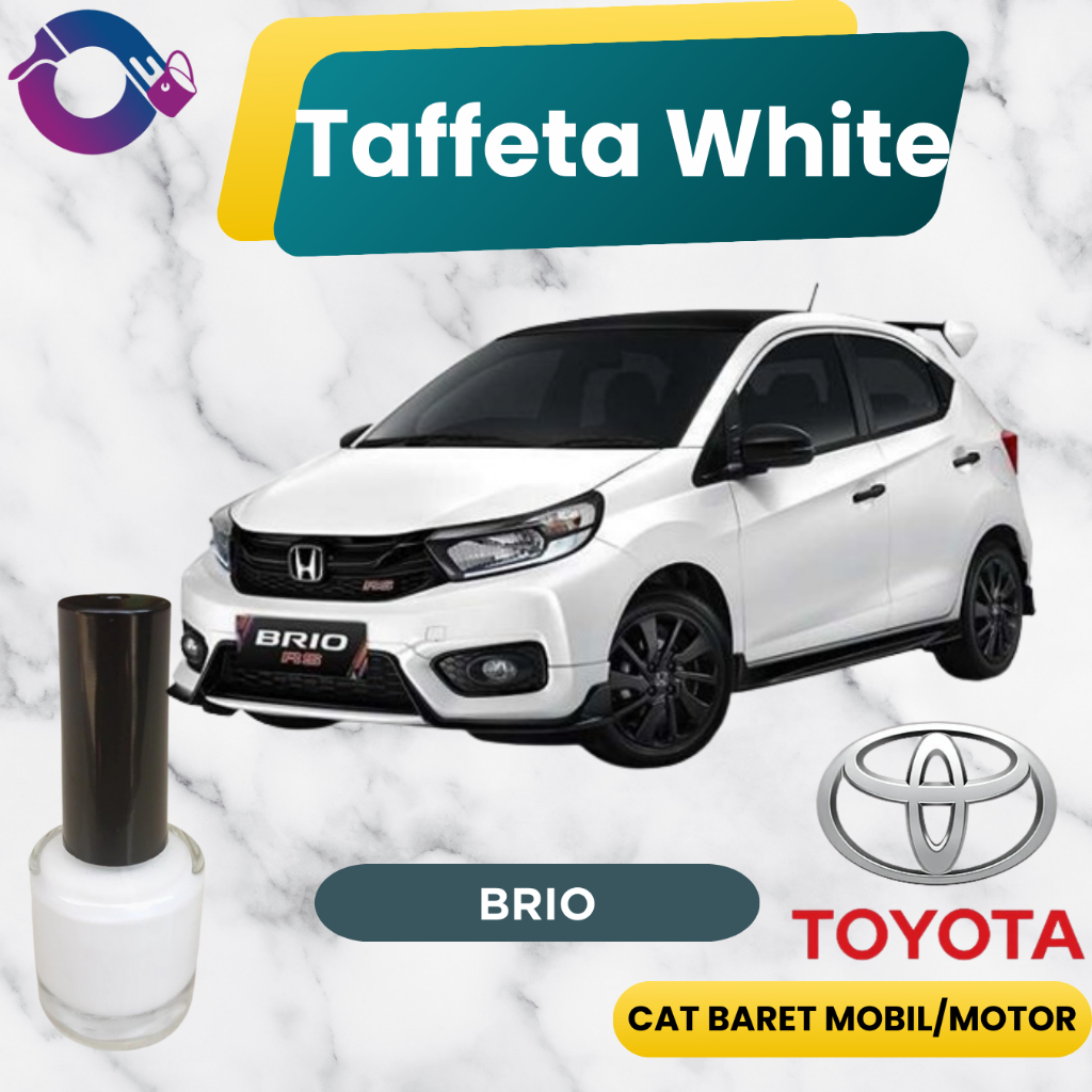 Cat Oles Mobil Taffeta White - Honda Mobilio, Brio, BRV NH578