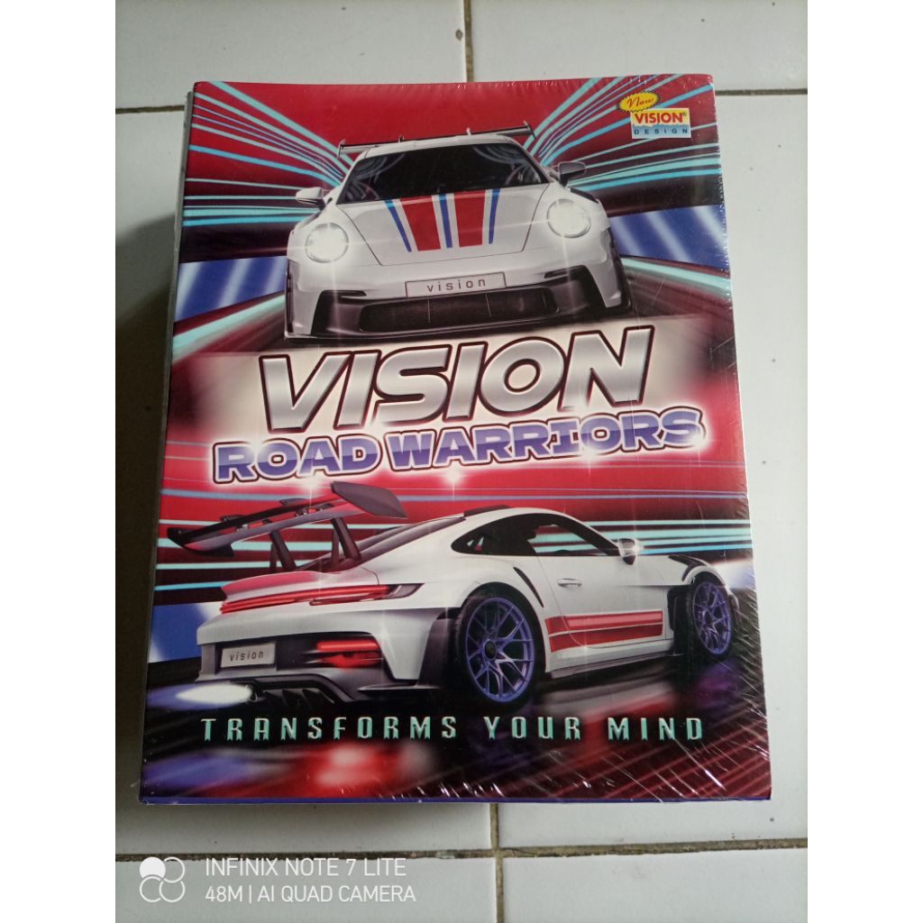 

Buku tulis Murah meriah karakter keren Racing 1 pak | isi 10 buku| 38 lembar .