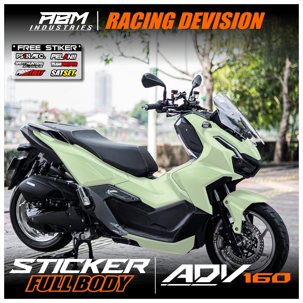 Stiker Decal Full Body ADV 160 Sticker Decal Honda ADV 160 Gradasi Racing Simpel 03 / Decal ADV 160 