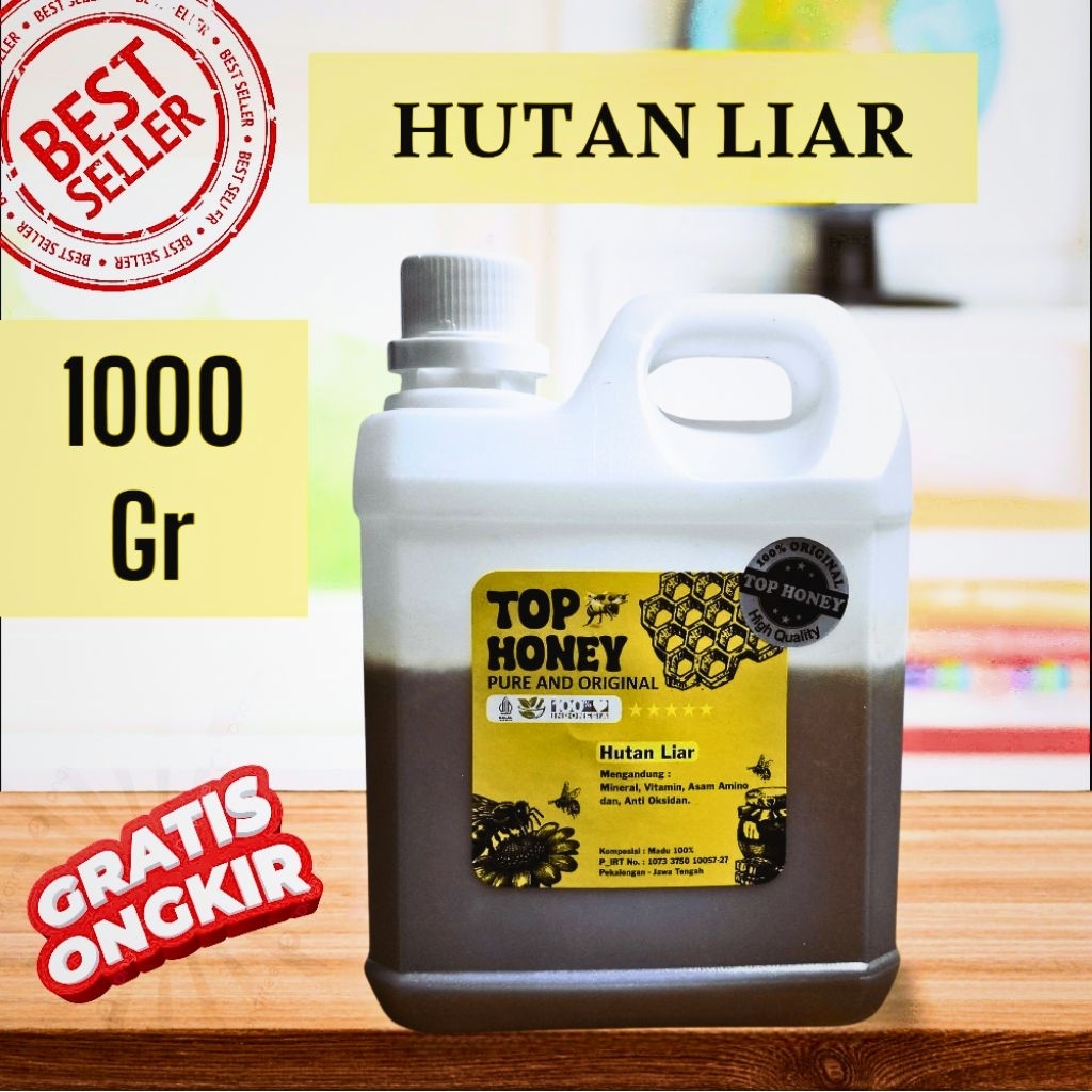 

Top Honey - Madu hutan liar asli murni 100% tanpa campuran 1kg