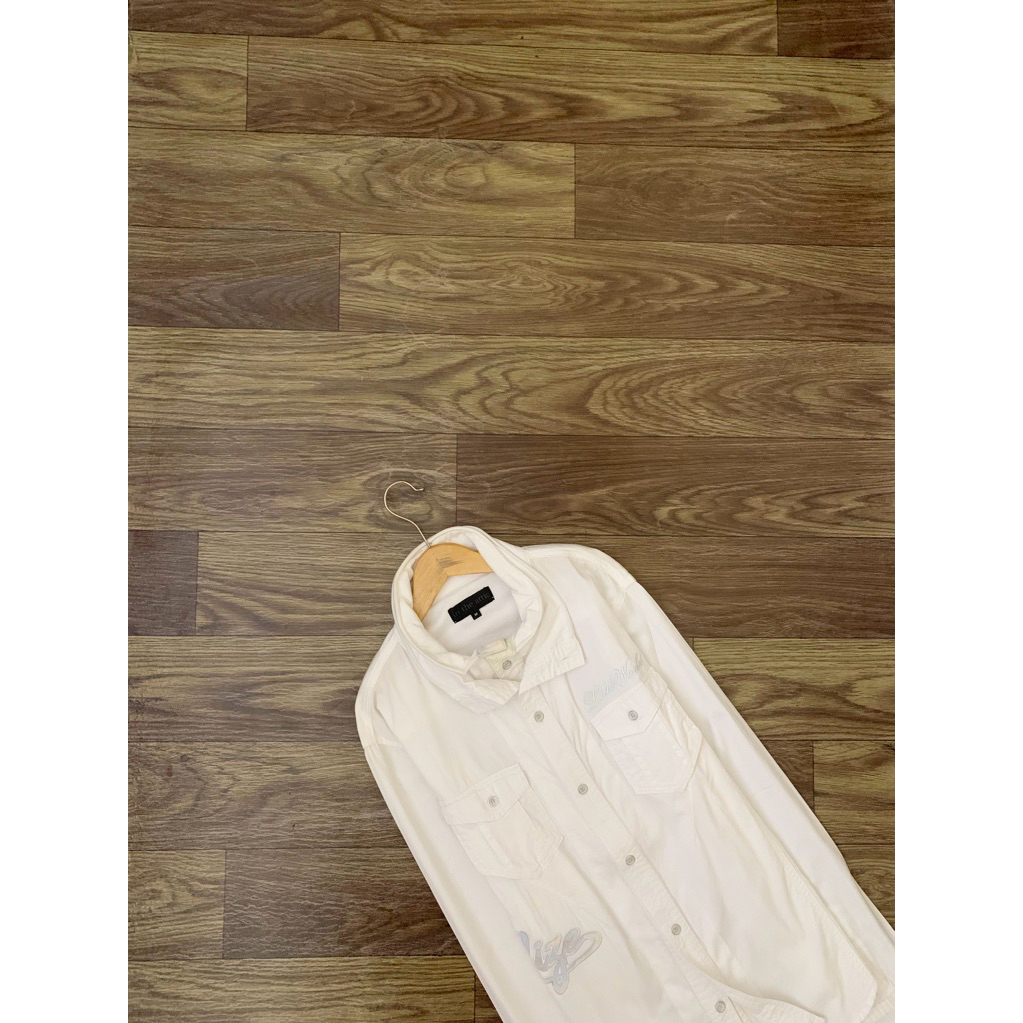 Kemeja IN THE ATTIC Branded White Long Sleeve