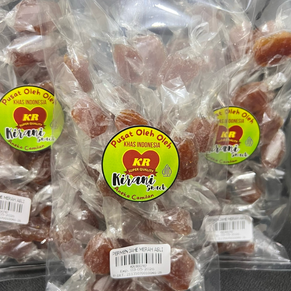 

Permen Jahe Merah Asli Super Pedas