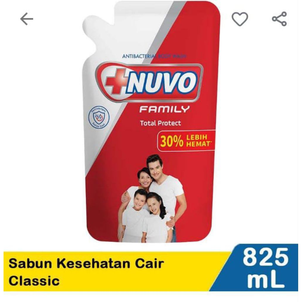 Nuvo sabun cair 825