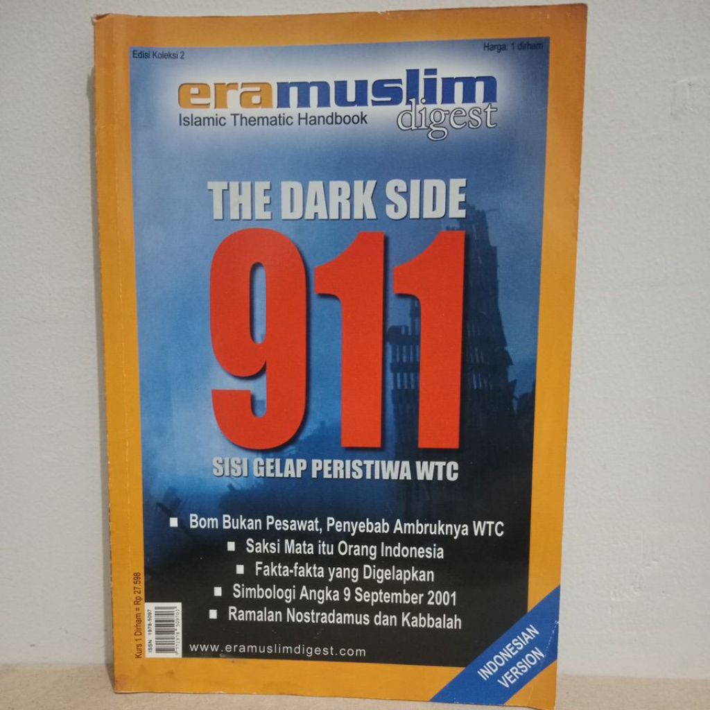 Buku Original Eramuslim Islamic Thematic Handbook digest The Dark Side 911 Sisi Gelap Peristiwa WTC
