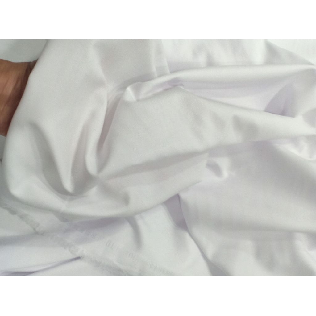 KAIN KATUN IMPORT/KAIN KEMEJA PUTIH IMPORT/KAIN KATUN POLOS /KAIN KATUN PREMIUM/