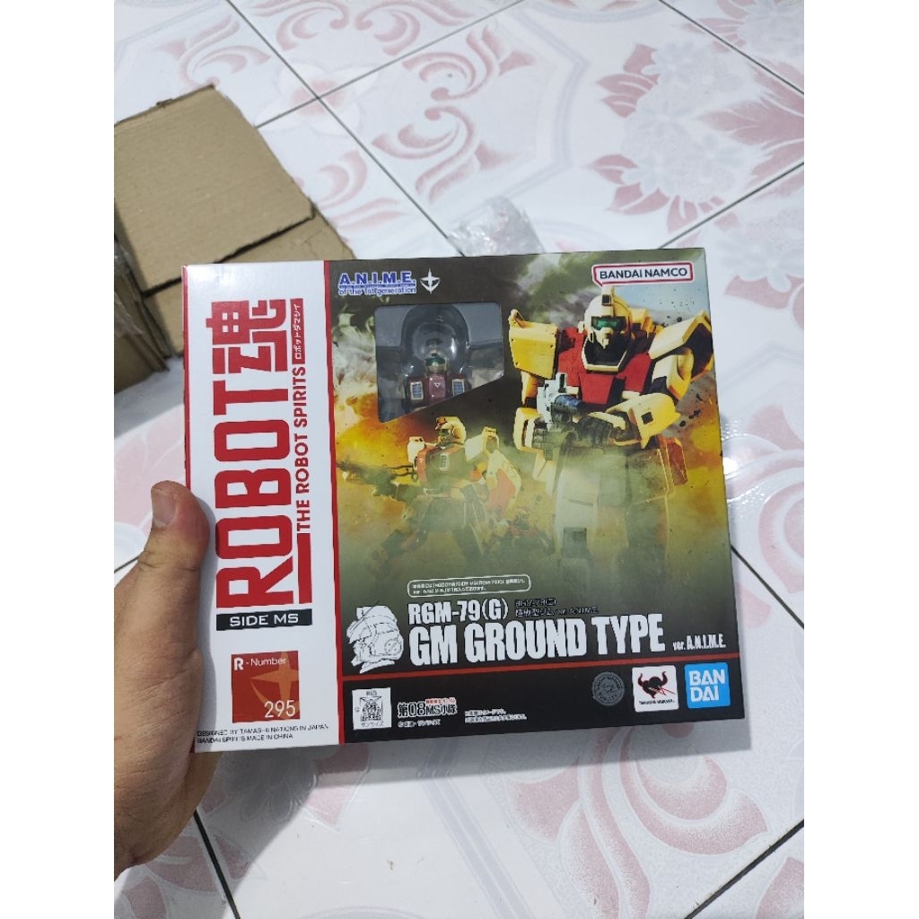 Robot Spirit Damashii RGM-79G GM Gundam Ground Type Ori spirits 79 G