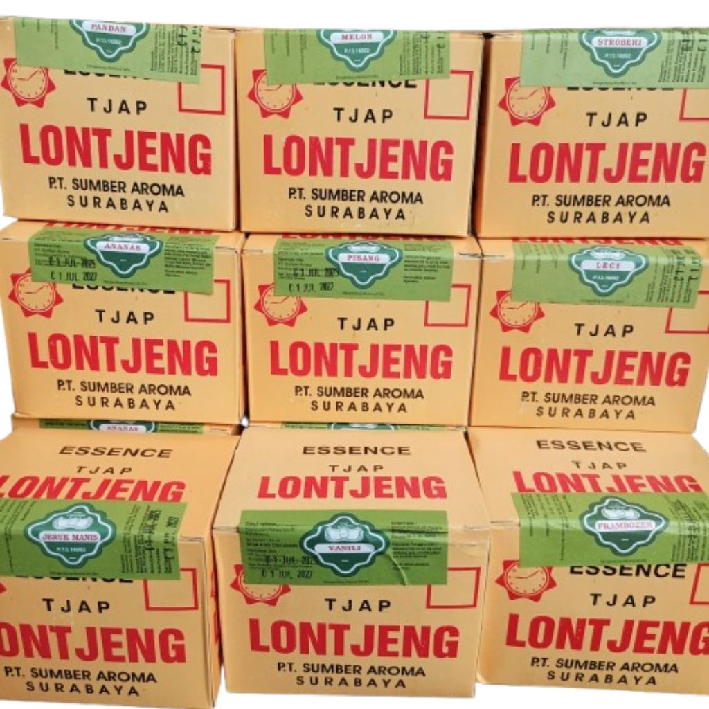 Essence Tjap Lontjeng Frambozen Ori 100% 12x10ml Slop Original/Perisa Cap Lonceng