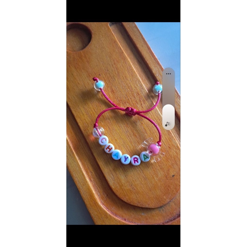 Gelang custom nama // Gelang tali anak/dewasa