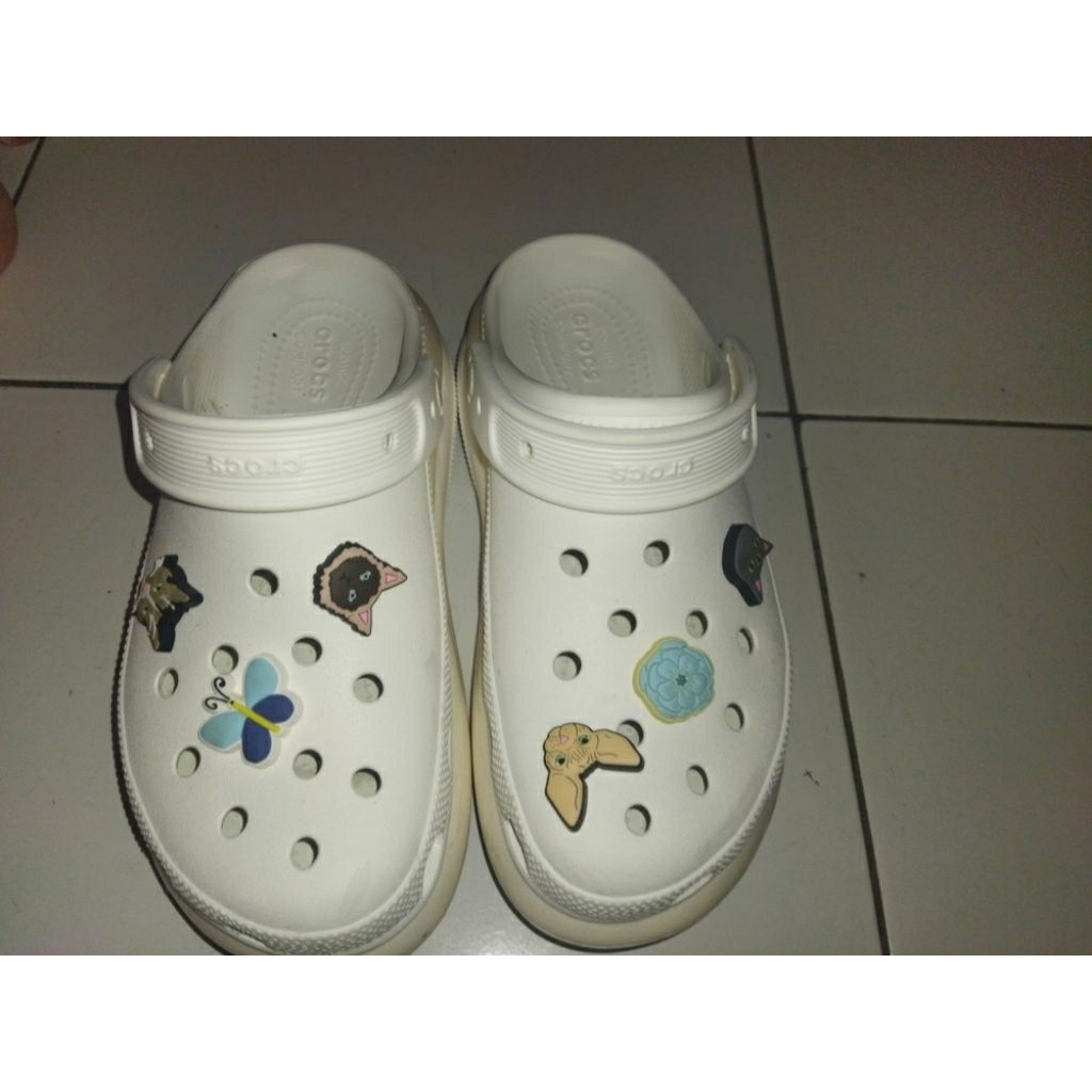 crocs tinggi mulus tanpa jibbitz ori