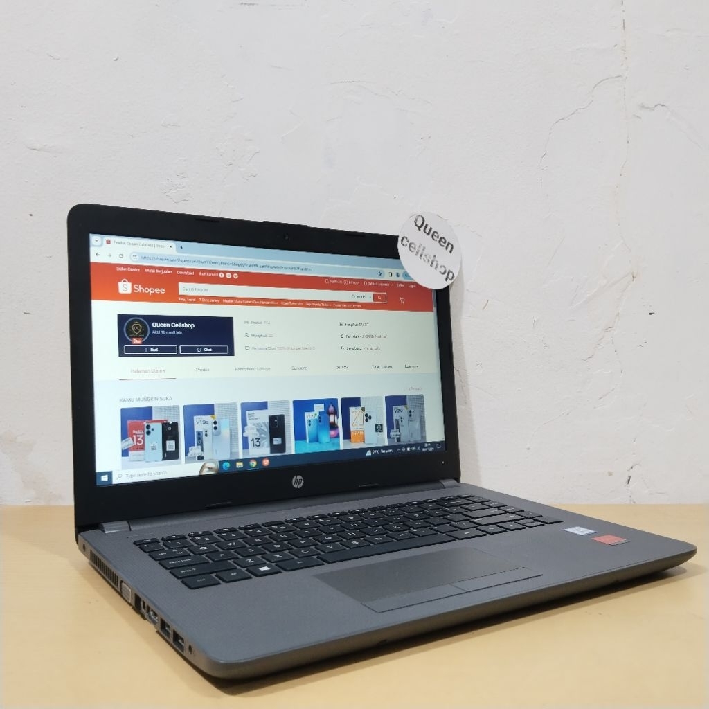 LAPTOP HP 240 G6 NOTEBOOK PC CORE i3 i5 7th GEN 6006U 7200U 4GB 8GB SSD 256GB 512GB 14INCH SECOND