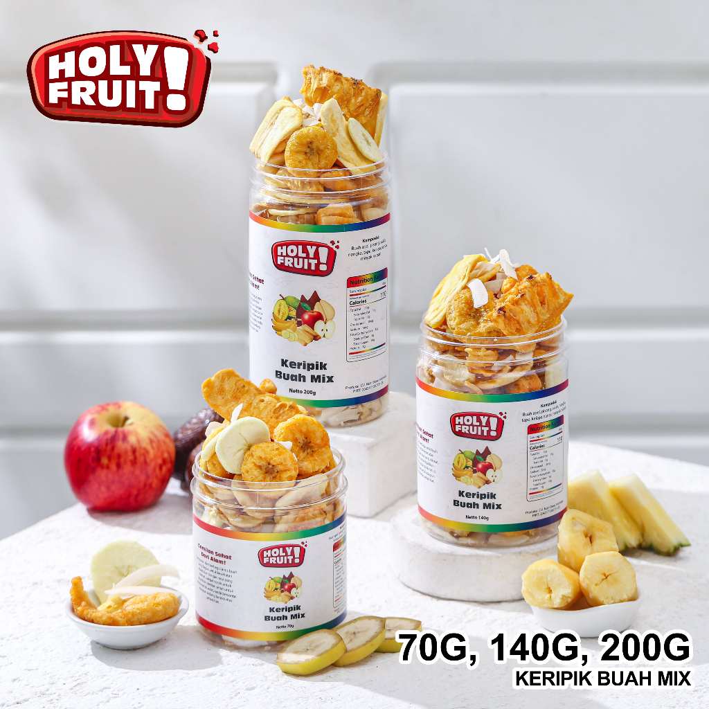 

Holy Fruit Keripik Buah Mix 50g 100g 150g Asli