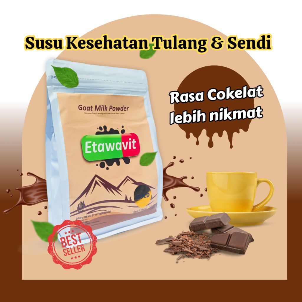 

Susu Kambing Etawavit Rasa Coklat Susu Kesehatan Tulang dan Sendi