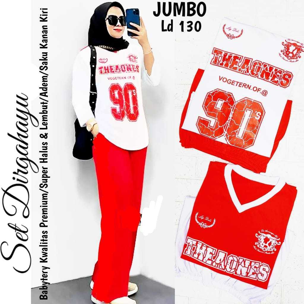 Baju Celana Kemerdekaan Oneset Garuda Indonesia Merah Putih Set Merdeka Atasan Bawahan Ibuibu Hut Ke