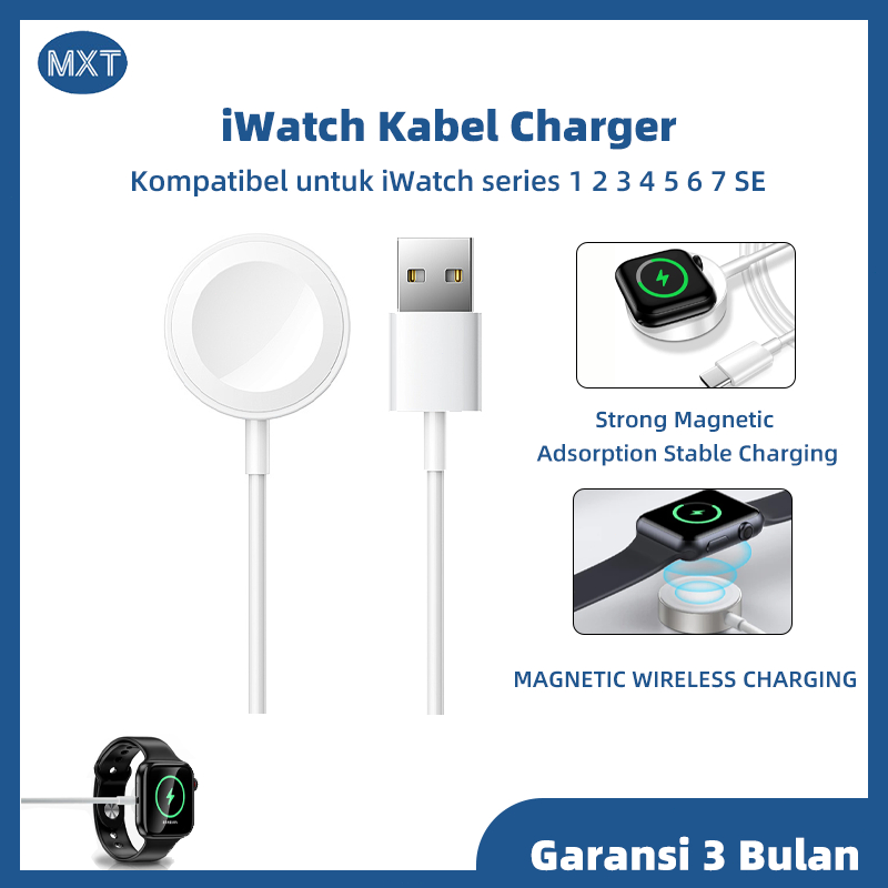 MXT Fast Charger Cable for Smartwatch iwatch Apple Watch series 1 2 3 4 5 6 7 SE 38mm 40mm 42mm 44mm