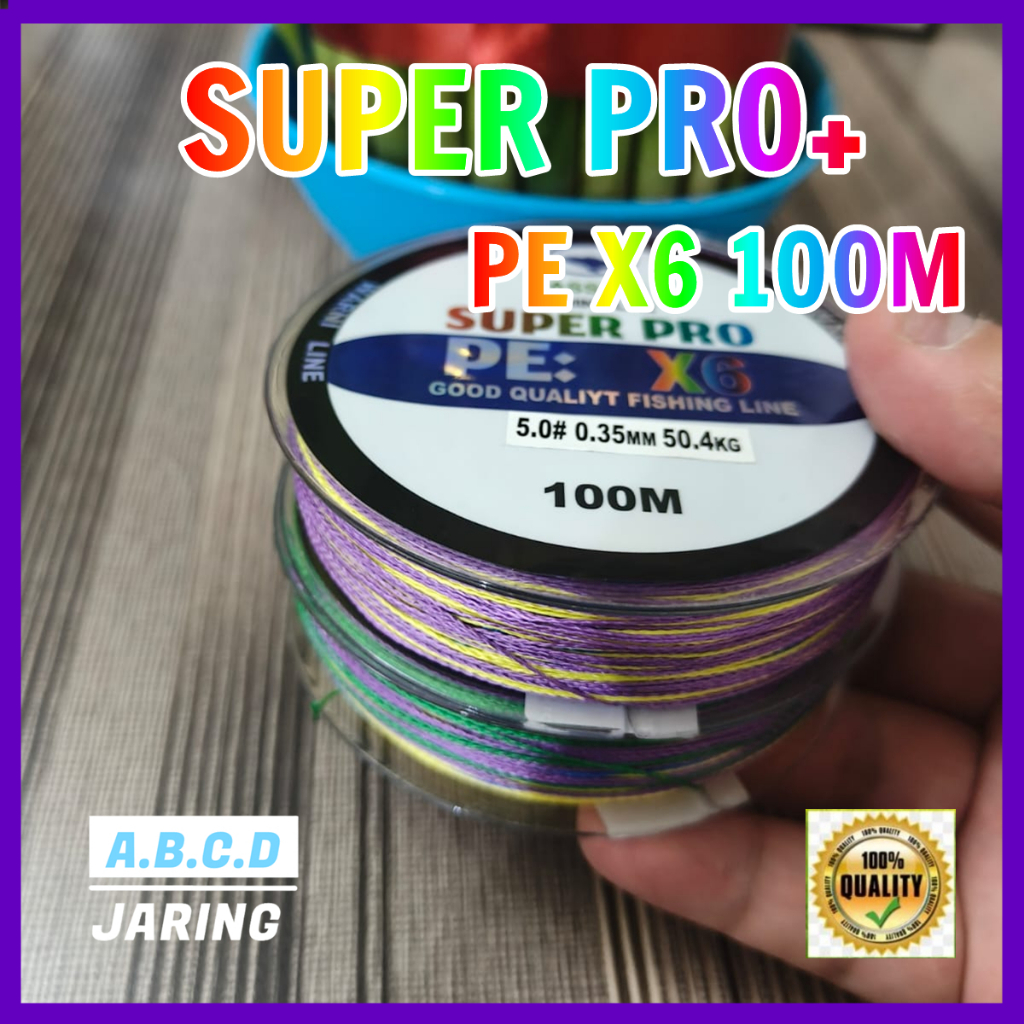 SENAR PANCING PE POSSION PANJANG 100M X6