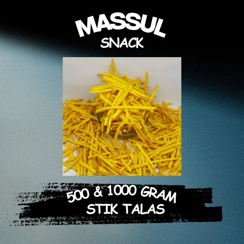 

[500 gram & 1000 gram] Kripik Stick Talas Original Maknyus