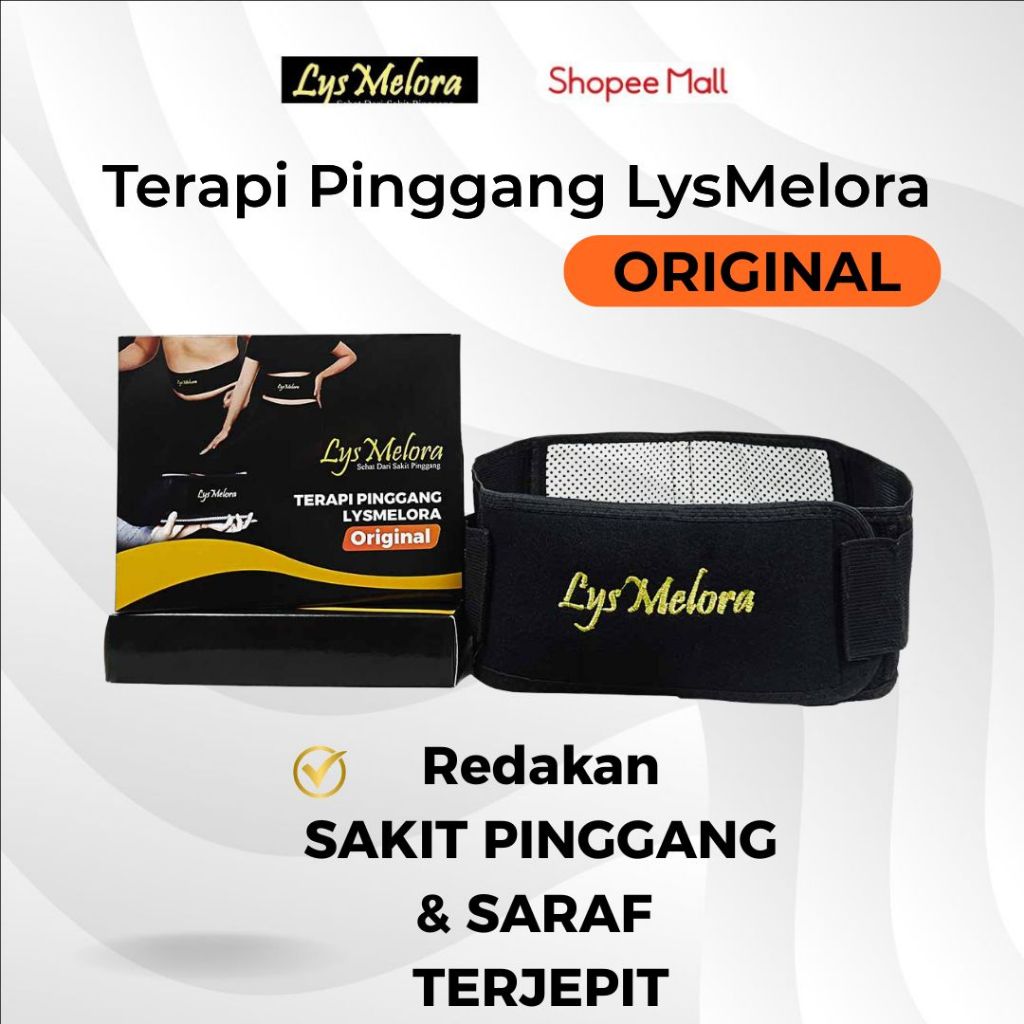 LYSMELORA 5pcs - Sabuk Terapi Pinggang Original Lysmelora - Alat Terapi Pinggang Saraf Terjepit Lysm