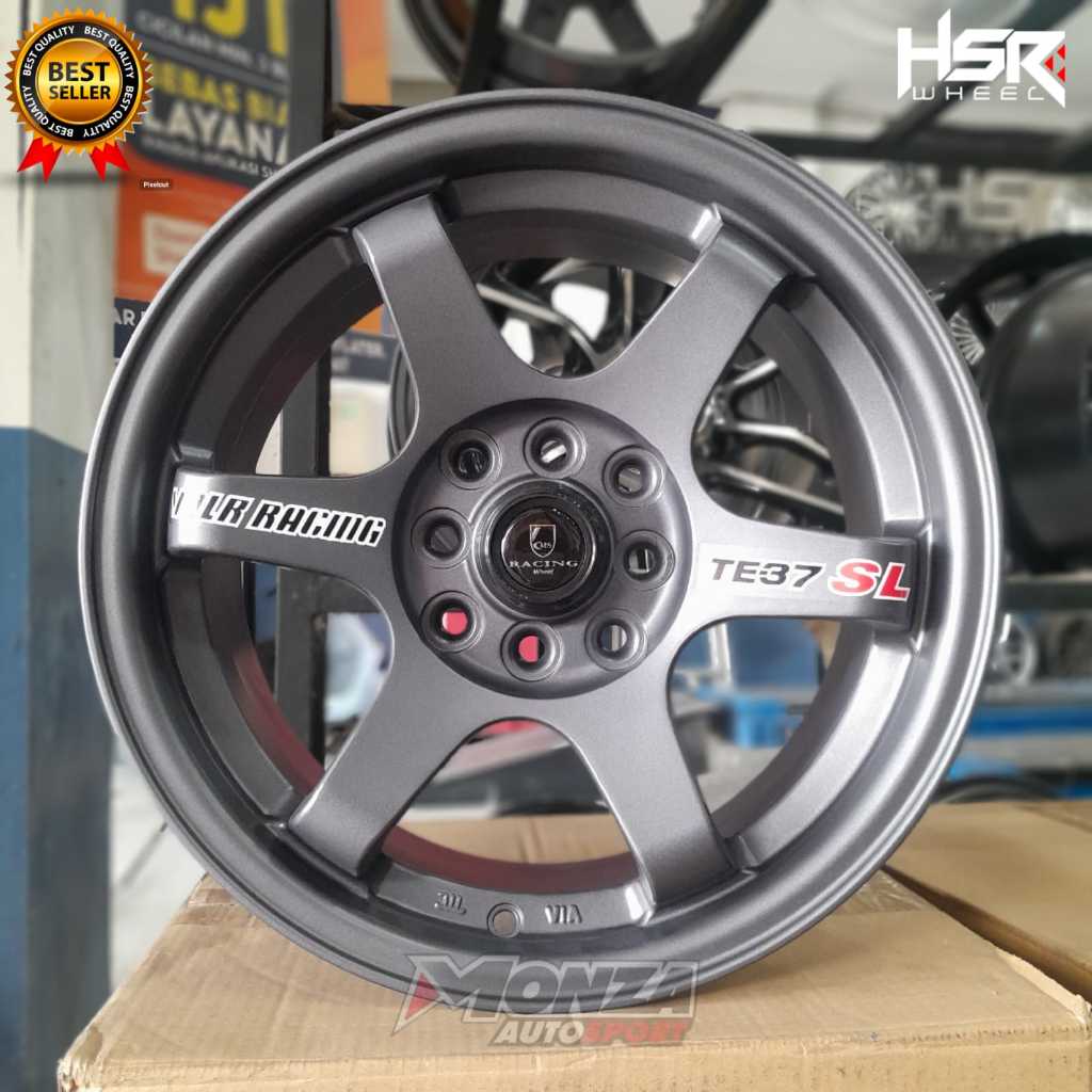 Velg mobil Te37 ring 15 Brio,Avanza,Xenia,Livina,Agya,Starlet,Corolla Dll hsr TL