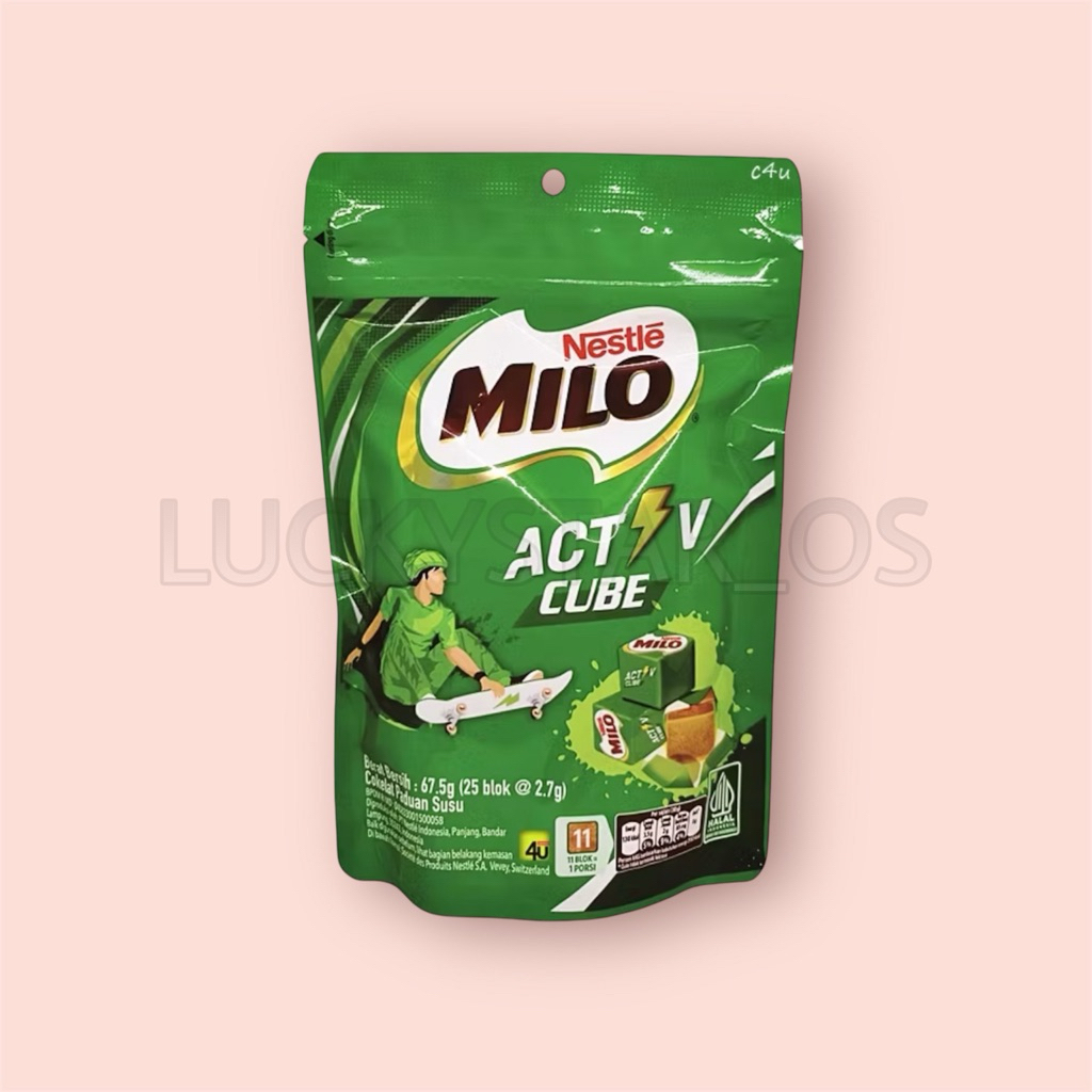 

MILO ACTIV CUBE 67.5GR ISI 25PCS @2.7GR