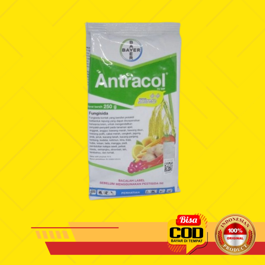 Fungisida Antracol 70WP Zinc Fungisida Kontak Propinep 70%