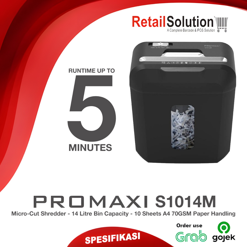 Mesin Penghancur Kertas CC  - Promaxi S1014M S1014 S 1014M Paper Shredder