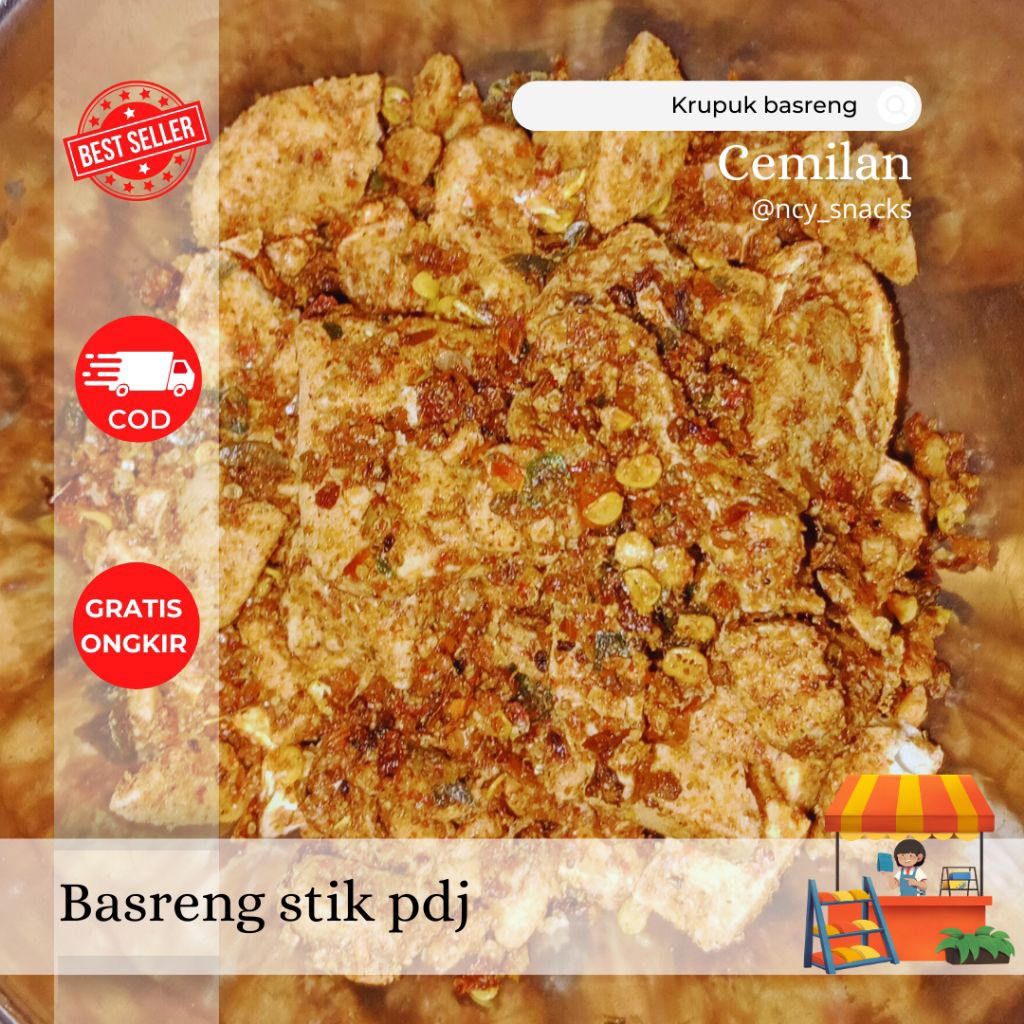 

BASRENG PEDAS DAUN JERUK 1KG | CEMILAN MURAH MAKASSAR