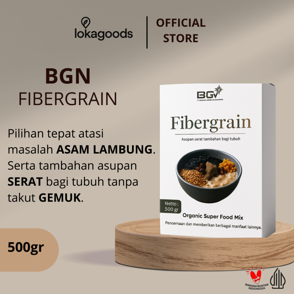 

FIBERGRAIN - SEREAL ASAM LAMBUNG PATI UMBI GARUT EFEKTIF ATASI MAAG, GERD, DAN ASAM LAMBUNG 500 gr